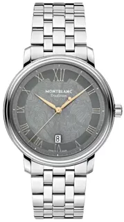 Montblanc Tradition 132433 40mm Stainless steel Gray