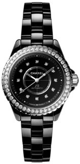 Chanel J12 H10474 Stainless steel Black