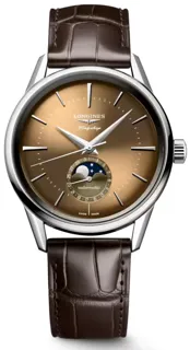 Longines Flagship l48154622 38.5mm Stainless steel Beige