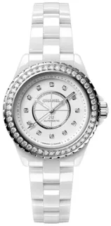 Chanel J12 H10473 Ceramic and Stainless steel White