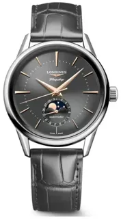 Longines Flagship l48154522 38.5mm Stainless steel Gray