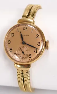 Longines Yellow gold Golden