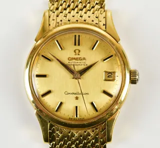 Omega Constellation 32mm 18ct Gold Champagne