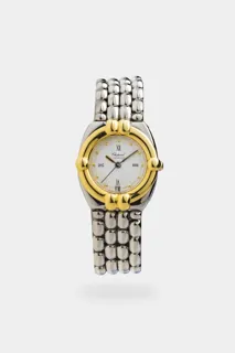 Chopard Gstaad 8112 24mm Yellow gold and Stainless steel White