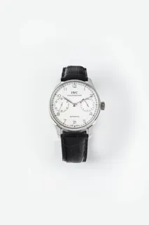 IWC Portugieser IW500104 42mm Platinum Silver