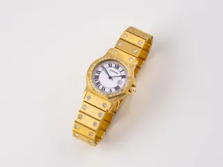 Cartier Santos Octagon 2965 18k yellow gold