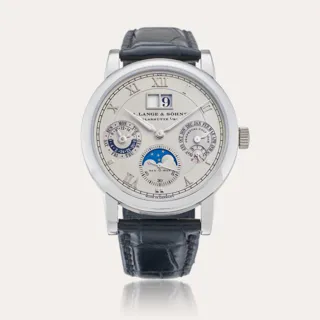 A. Lange & Söhne Langematik Perpetual 310.025 38.5mm Platinum Silver