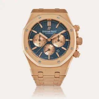 Audemars Piguet Royal Oak 26331OR.OO.1220OR.01 41mm Rose gold Blue