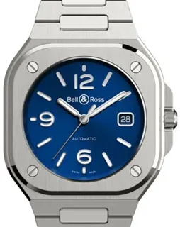 Bell & Ross Instruments BR05A-BLU-ST/SST Stainless steel Blue