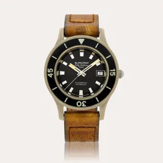 Blancpain Fifty Fathoms 41mm Bronze and Stainless steel Black