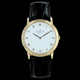 Blancpain Villeret 14519 Yellow gold White