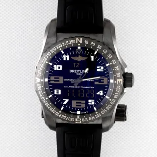 Breitling Emergency V76325C1/BC46 Titanium and Black DLC Black