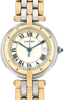 Cartier Panthu00e8re 183964 Yellow gold and Stainless steel Cream