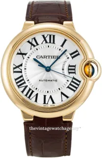 Cartier Ballon Bleu W6900356 36.5mm Yellow gold Silver