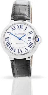 Cartier Ballon Bleu W69017Z4 36mm Stainless steel White