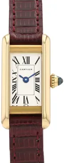 Cartier Mini Tank 1380 Yellow gold Cream