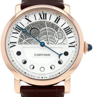 Cartier Rotonde de Cartier 3674 42mm Rose gold Silver