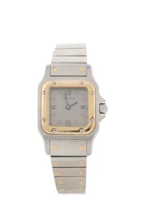 Cartier Santos Stainless steel and 18k yellow gold Gray