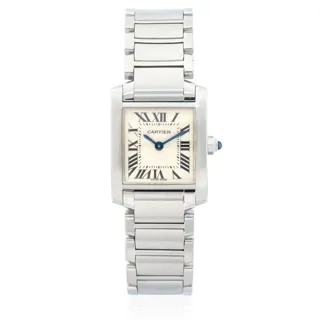 Cartier Tank 2384 20mm Stainless steel Cream