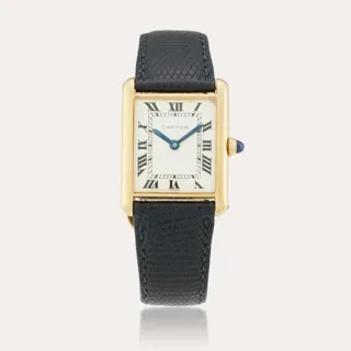 Cartier Tank Louis 18k yellow gold Cream