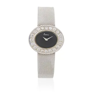 Chopard 27mm 18k white gold Black