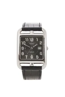 Hermès Cape Cod CC1.710 Stainless steel Black