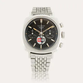 Heuer Camaro 73343 42mm Stainless steel Black