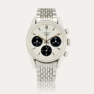 Heuer Carrera 2447SN Stainless steel Silver