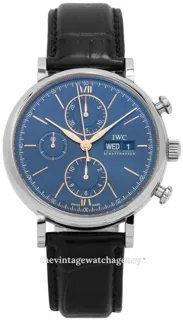 IWC Portofino IW391036 42mm Stainless steel Blue