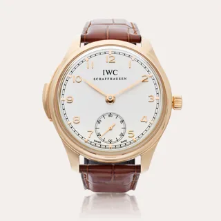 IWC Portugieser IWC5449-07 18k rose gold Silver