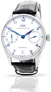 IWC Portuguese CM1256 42mm Stainless steel White