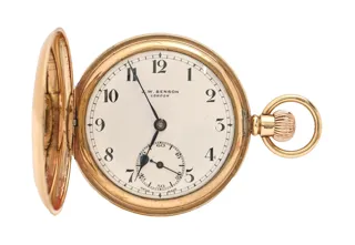 J.W. Benson 46mm 9ct Gold