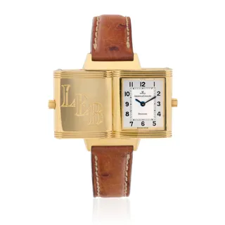 Jaeger-LeCoultre Reverso 19mm 18k yellow gold Silver