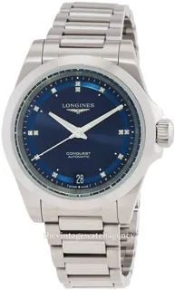 Longines Conquest L34304976 34mm Stainless steel Blue