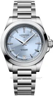 Longines Conquest L3.430.4.92.6 34mm Stainless steel Blue