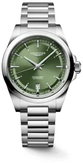 Longines Conquest L3.720.4.02.6 38mm Stainless steel Gru00fcn