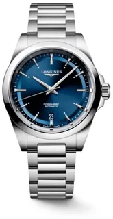 Longines Conquest L3.720.4.92.6 38mm Stainless steel Blue