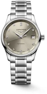 Longines Master Collection L2.357.4.07.6 34mm Stainless steel Beige