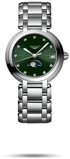 Longines PrimaLuna L8.115.4.67.6 31mm Stainless steel Green