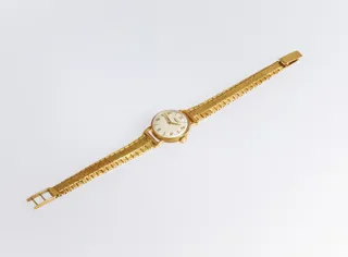 Longines 21mm 18k yellow gold