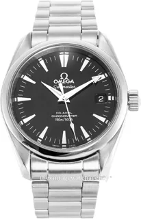 Omega Aqua Terra 2504.50.00 36mm Stainless steel Black