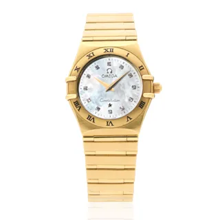 Omega Constellation 795.1201 25mm 18k yellow gold