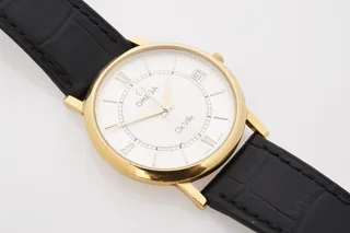 Omega De Ville 18k yellow gold Silver