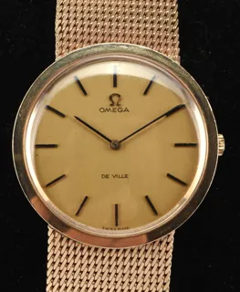 Omega De Ville 33mm 9K Yellow Gold Golden