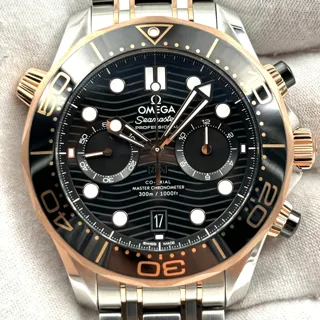 Omega Seamaster Diver 300M 210.20.44.51.01.001 44mm Sedna gold Black