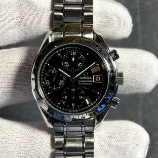 Omega Speedmaster Date 35135000 39mm Stainless steel Black