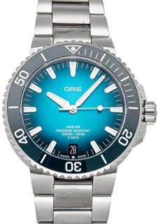 Oris Aquis 01 400 7763 4135-07 8 24 09PEB Stainless steel Blue