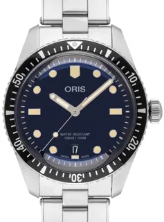 Oris Divers Sixty Five 01 733 7707 4055-07 8 20 18 Stainless steel Blue