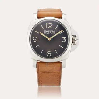 Panerai Marina Militare 6152/1 47mm Stainless steel Black