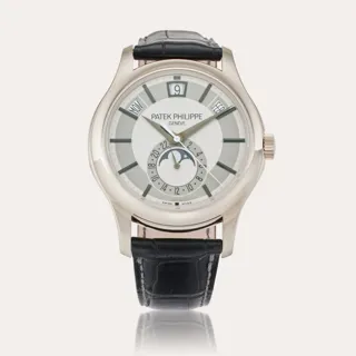 Patek Philippe Annual Calendar 5205G-001 40mm White gold Gray